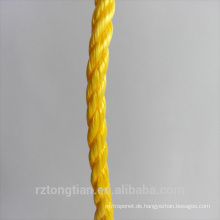 Farbiges verdrehtes Seil mit pp-Material für Industrie